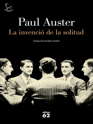 cover image of La invenció de la solitud
